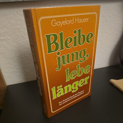 Bleibe jung lebe länger - länger,